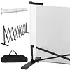 [US Local Warehouse] 22ft Telescopic Peak Ball Posts with Wheels Movable Net Posts Frame Pickleball Training Netting for Indoor & Outdoor Courts