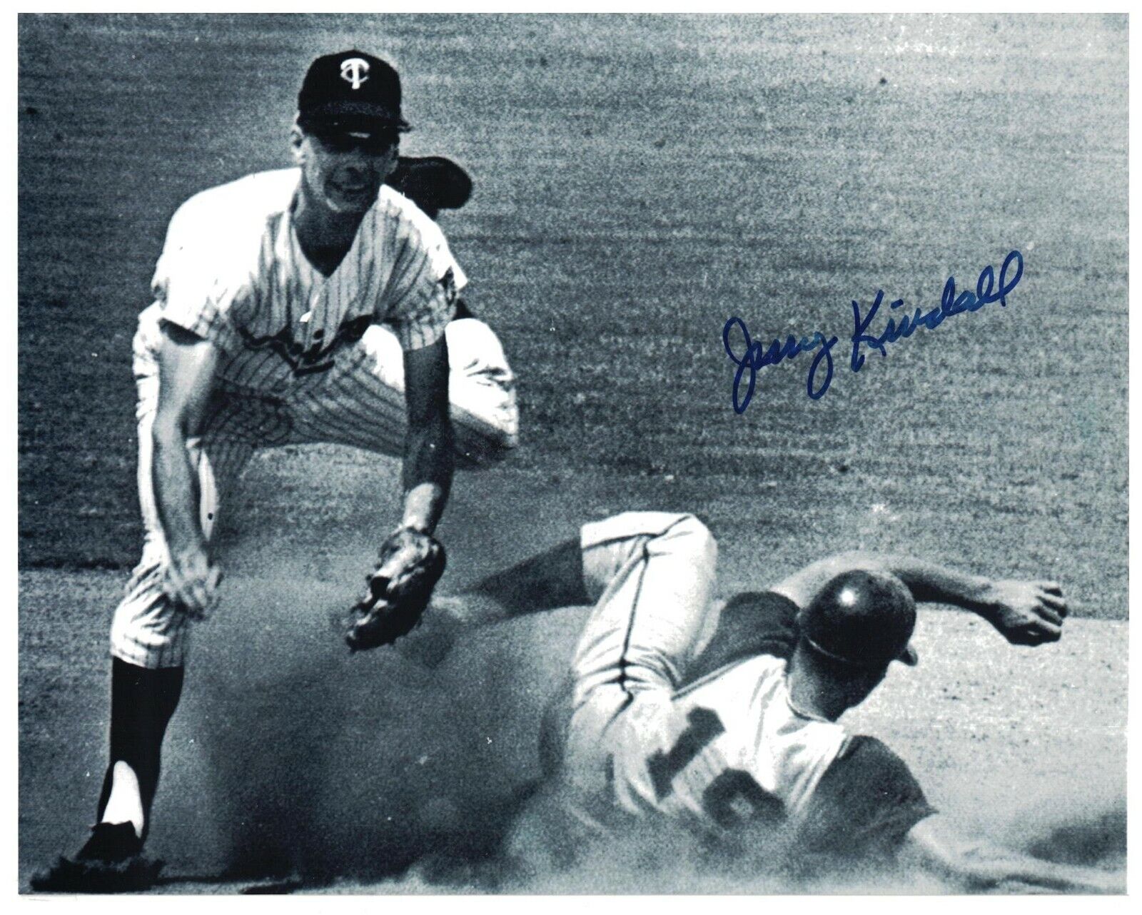 Jerry Kindall Signed Autographed 8x10 Photo Poster painting Twins Cubs Indians