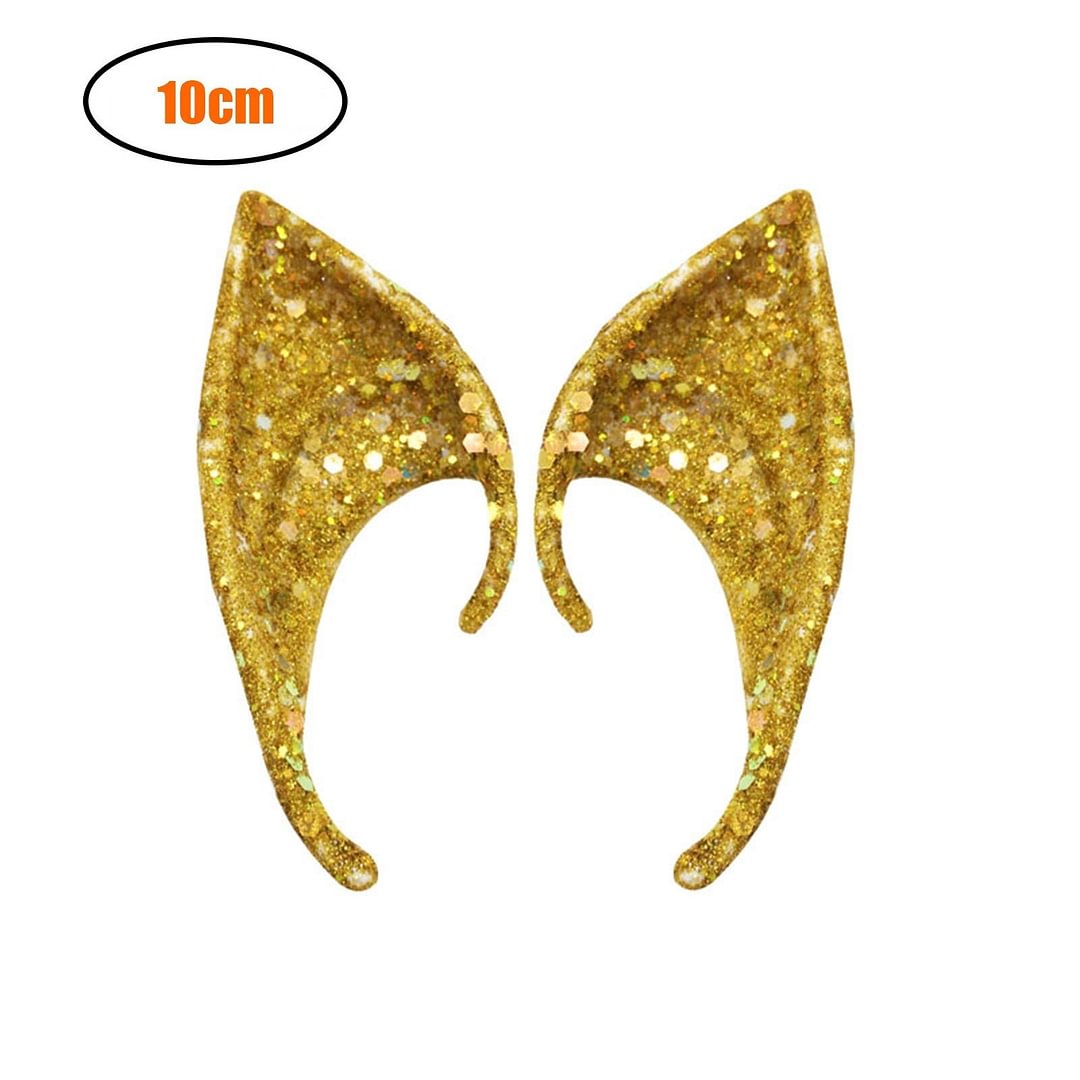 Halloween Latex Elf Ears Fairy Angel Dress Up Soft Pointed Goblin Cosplay Ears Christmas Party Accessories