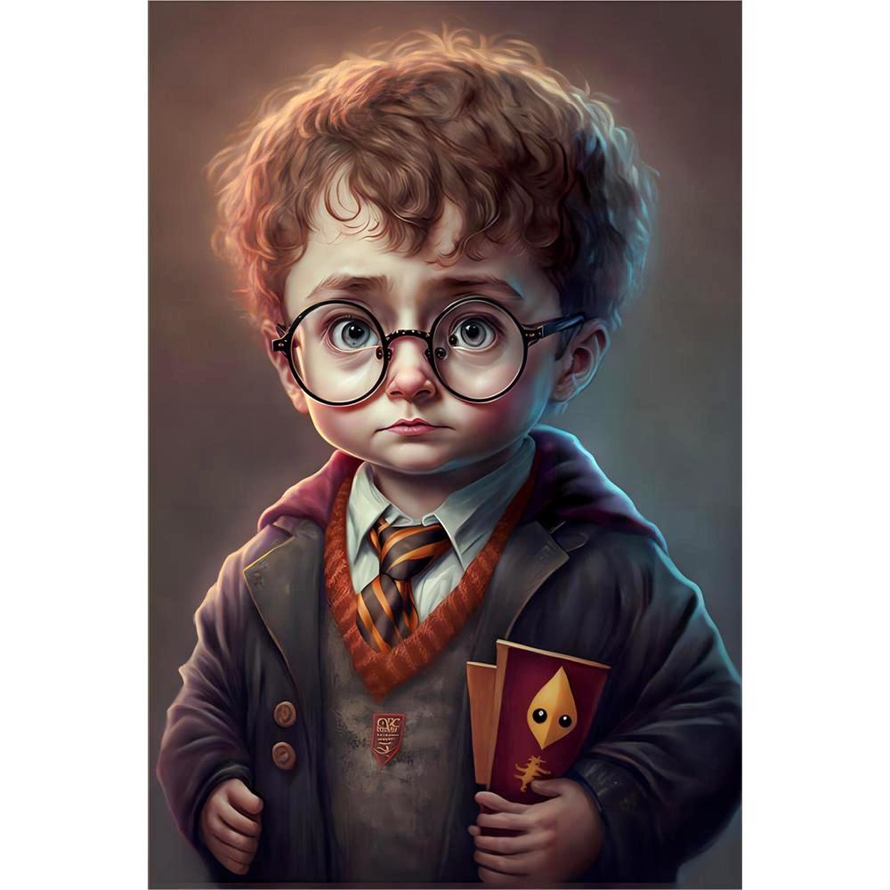 Magic School Baby Harry Potter (Canvas) Full Round Drill Diamond Painting gbfke