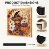 Kit de peinture de perles de perles en perles de yak des Highlands DIY Cadre Halloween 30x30cm