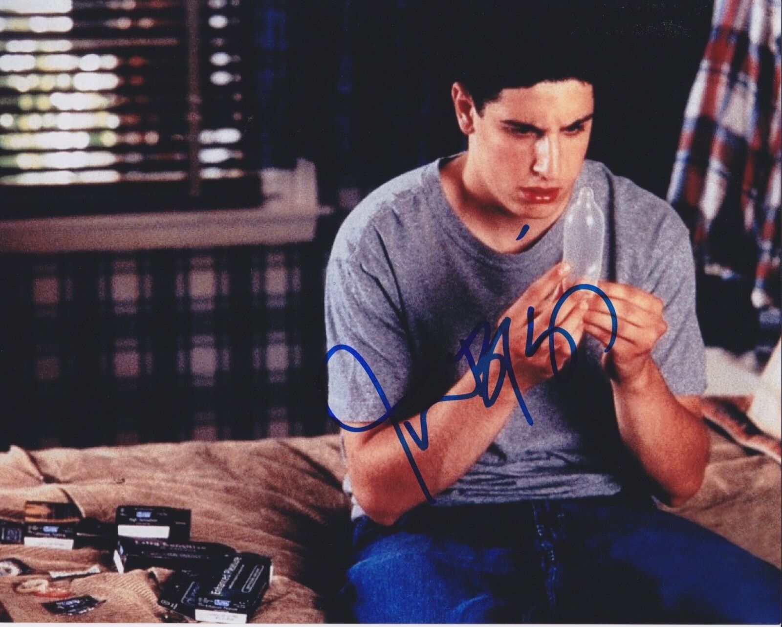 Jason Biggs Signed Autographed 8x10 Photo Poster painting American Pie COA VD