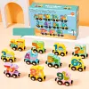 🧩 50% DE R&Eacute;DUCTION SOLDES! ✨ Puzzle Magn&eacute;tique Chiffres & Lettres avec Voiture en Bois - Jeu &Eacute;ducatif pour Apprendre l'Alphabet et les Nombres 🚗🔤 