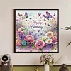 Diamond Painting-DIY Crystal Rhinestone Happy Birthday Flower