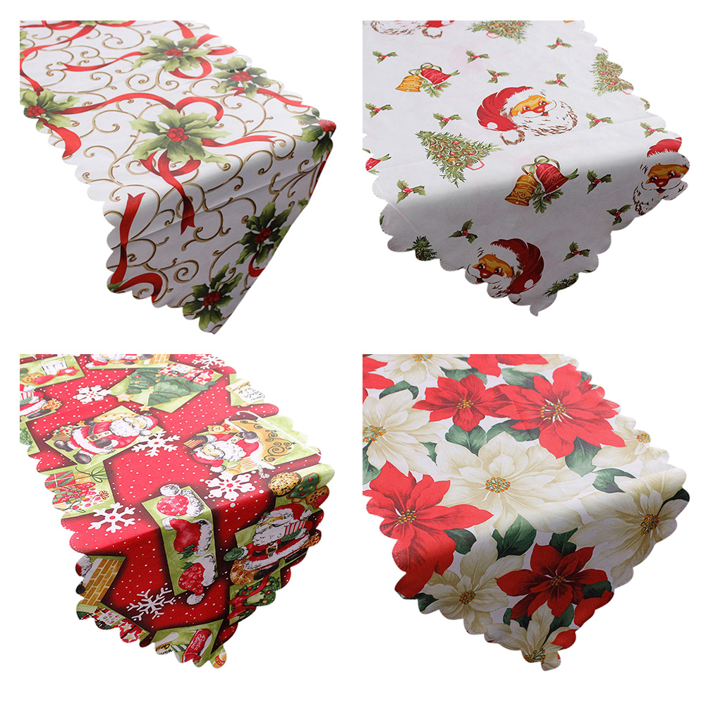 

Cloth Fabric Christmas Table Flag Tablecloth for Home Banquet Table Decor, 501 Original