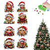 8Pcs DIY Diamond Special Shape Double Sided Hanging Christmas Theme、[Everydayedeals]