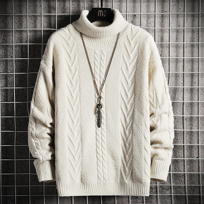 Turtleneck Thick Pattern Sweater / TECHWEAR CLUB / Techwear