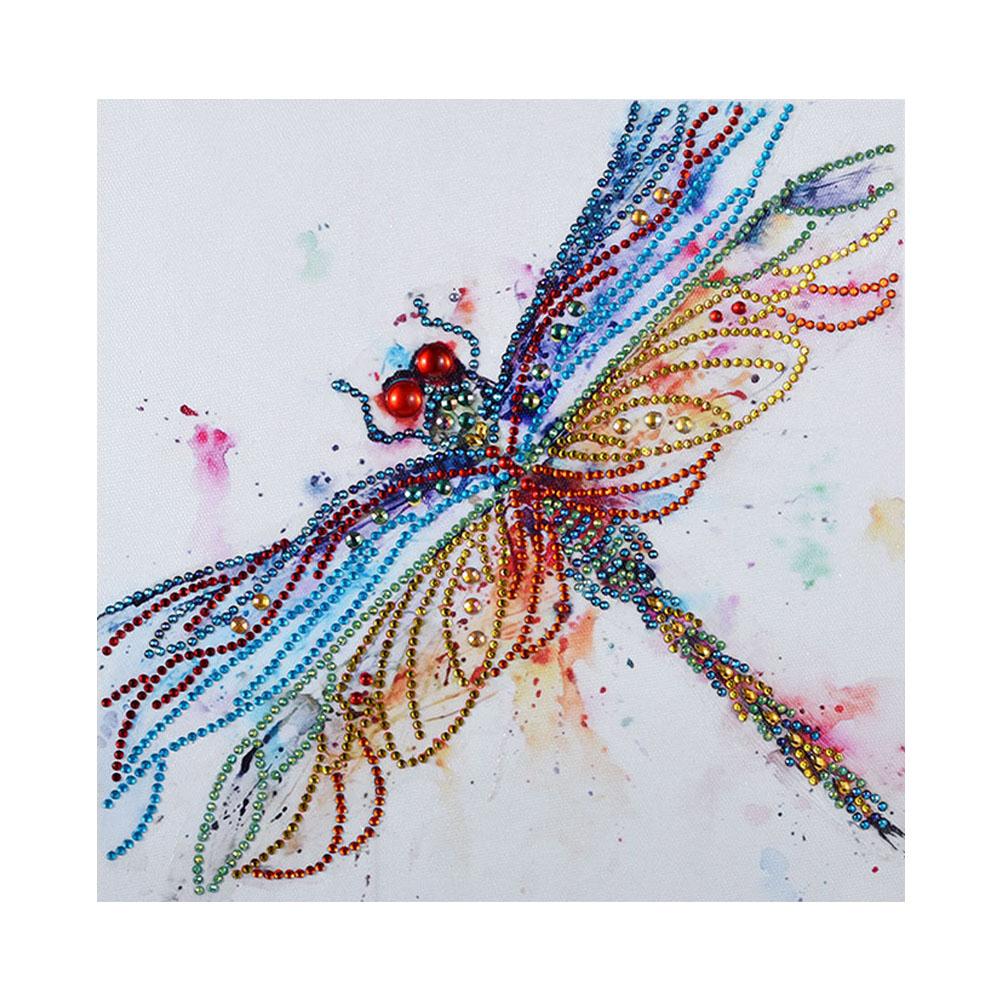 

30*30CM - Dragonfly - Special-Shaped Drill Diamond Painting, 501 Original