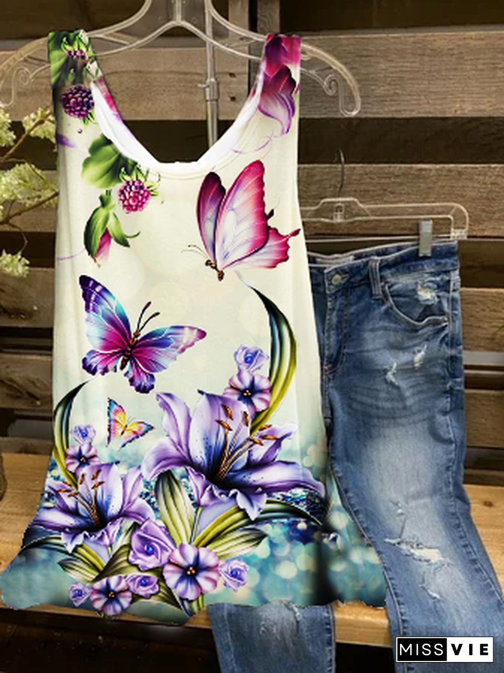 Crew Neck Vintage T-shirt