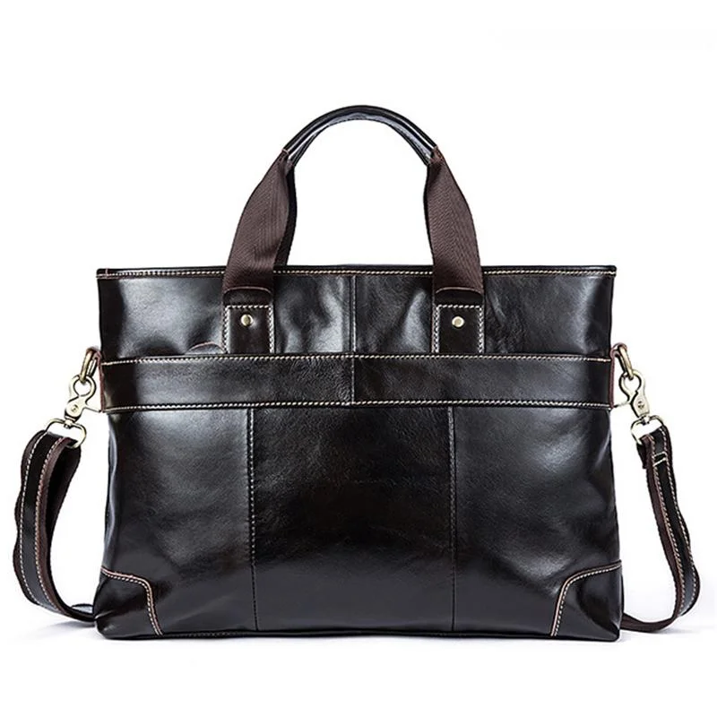 Classic Clean Silhouette Op Grab Handle 14 Inches Padded Compartment Laptop Bag