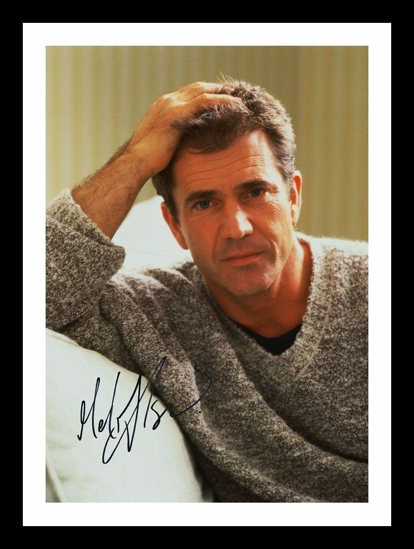 Mel Gibson Autograph Signed & Framed Photo Poster painting 1