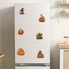 6pcs DIY Halloween Pumpkin Acrylic Special Shape Diamond Painting Fridge Magnet