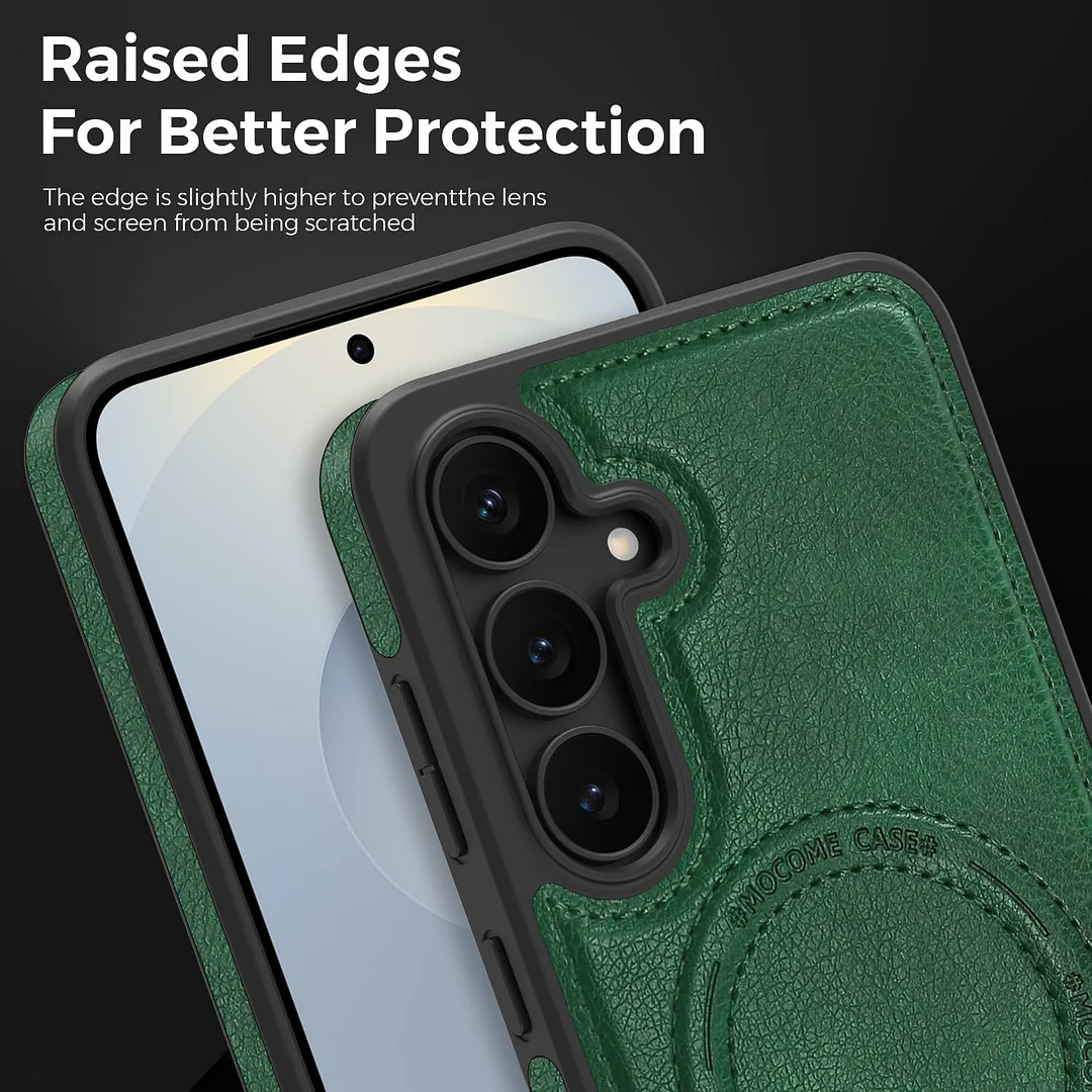 Samsung Galaxy Z Fold 6 Leather Case Magnetic Protective Case Holder Phone Case