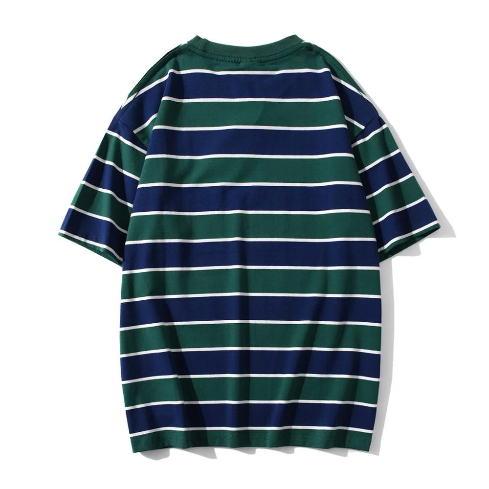 BOLUBAO Brand Men T-Shirts Fashion 2020 New T Shirts Neutral Style Men's Street Casual Original Stripe T Shirt Male