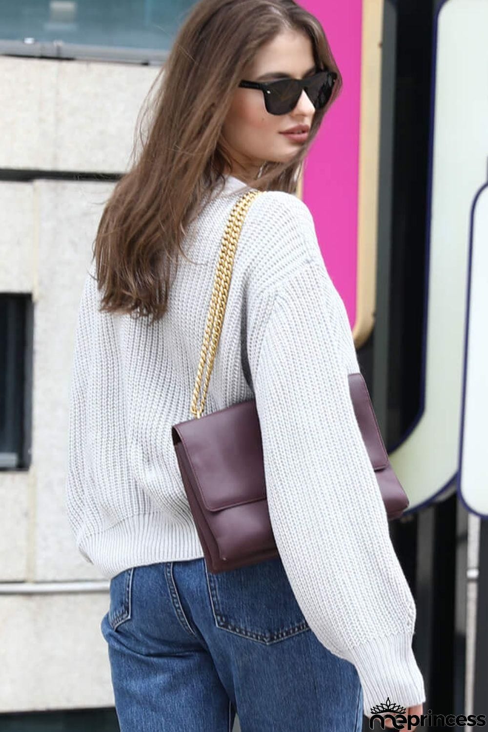 Button Front Dropped Shoulder Cardigan