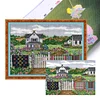 (Counted/Stamped)Autumn Manor-14CT Cross Stitch 42*32cm/16.54*12.6in