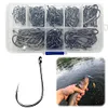 220Pcs Fishing Hooks Set Barbed FishHooks Carp Fishhook for Freshwater Saltwater