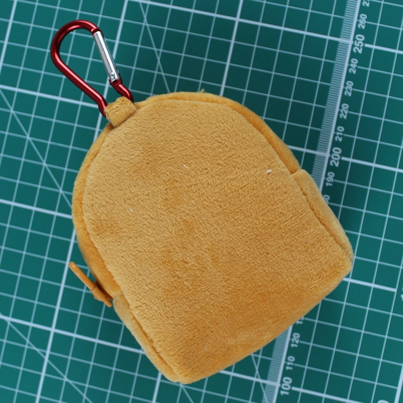 Kapibala Fruit Hat Coin Purse Cartoon Fruit Version Capybara Coin Purse Plush Small Backpack Bag Pendant
