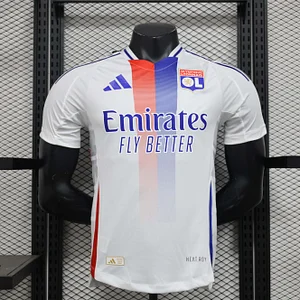 2024/2025 Player Version Lyon Home Football Shirt 1:1 Thai Quality