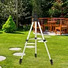 1m Level Tripod Aluminum Alloy Adjustable Height Self Leveling Bracket Rack