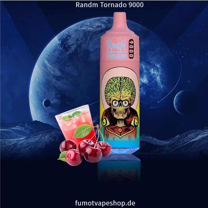 Randm Tornado 9000 prickelnde Kirsche  fumotvapeshop