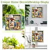 (US Local)Acrylic DIY Boots Hanging Diamond Art Kits Wall Door Decoration)