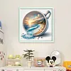 Sunset At Seaside Cup-11CT Stamped Cross Stitch 40*40cm/15.75*15.75in