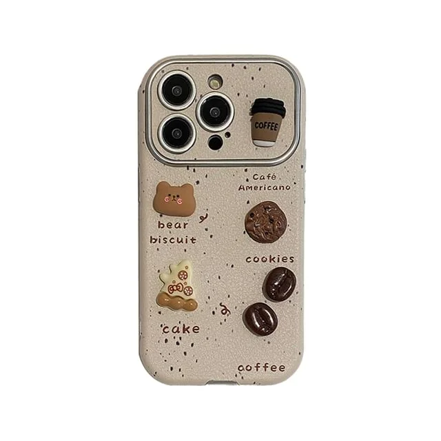 Bear Phone Case Coffee