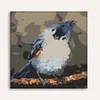 Framed Bird On The Branche-Paint by Numbers Acrylic Painting 20*20CM