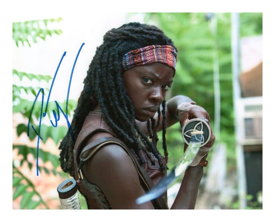 DANAI GURIRA - THE WALKING DEAD AUTOGRAPHED SIGNED A4 PP POSTER Photo Poster painting PRINT 4