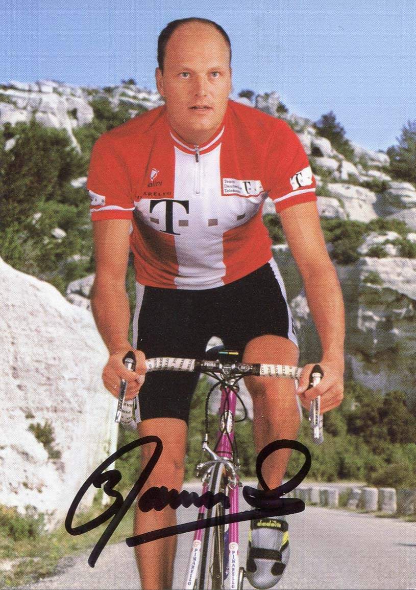 Bjarne Riis TOUR DE FRANCE autograph, signed Photo Poster painting