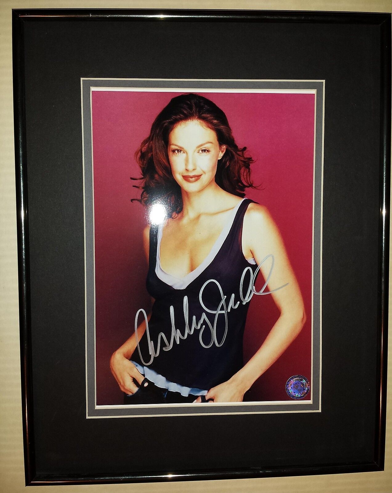 Ashley Judd 8x10 Signed Autographed Double Matted Sexy GFA COA