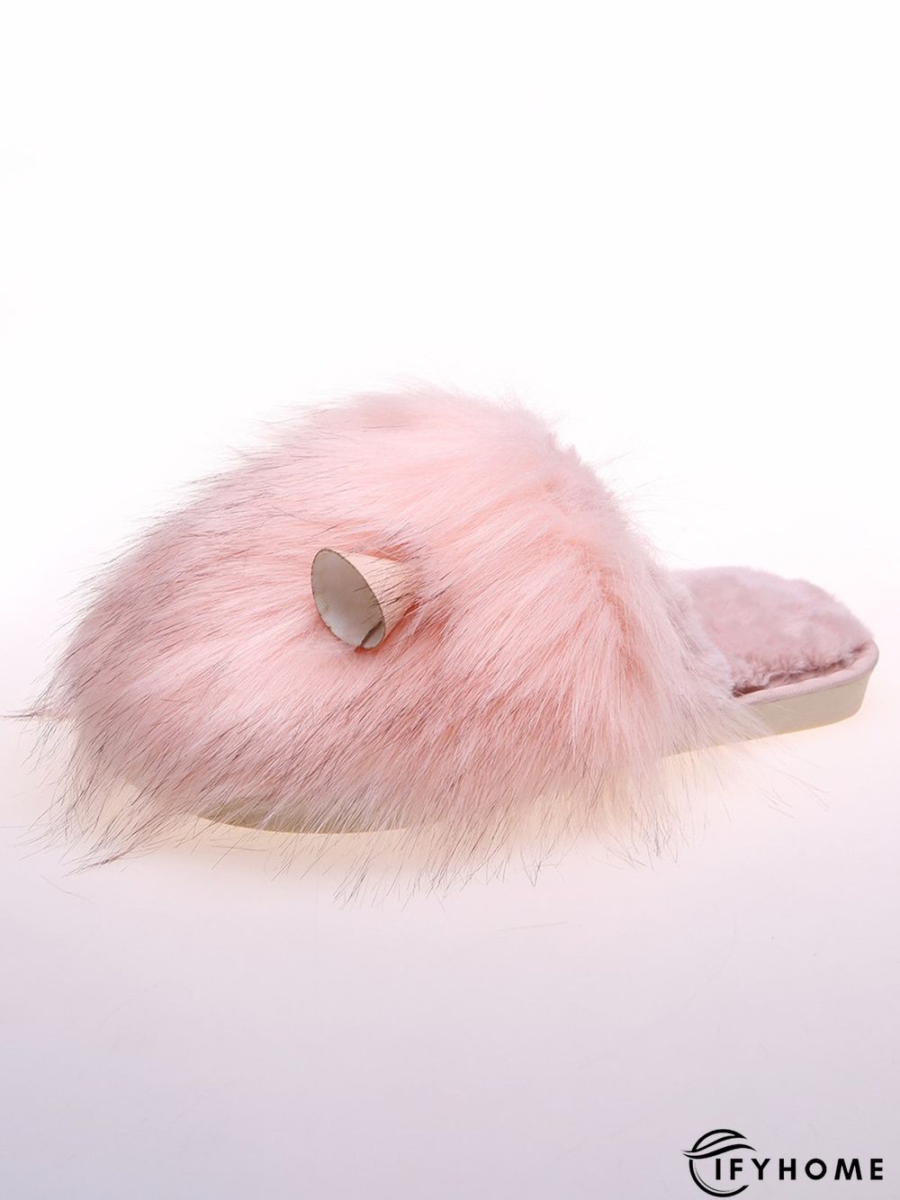 Cute Cat Ears Mohair Warm Fleece Indoor Slippers | IFYHOME