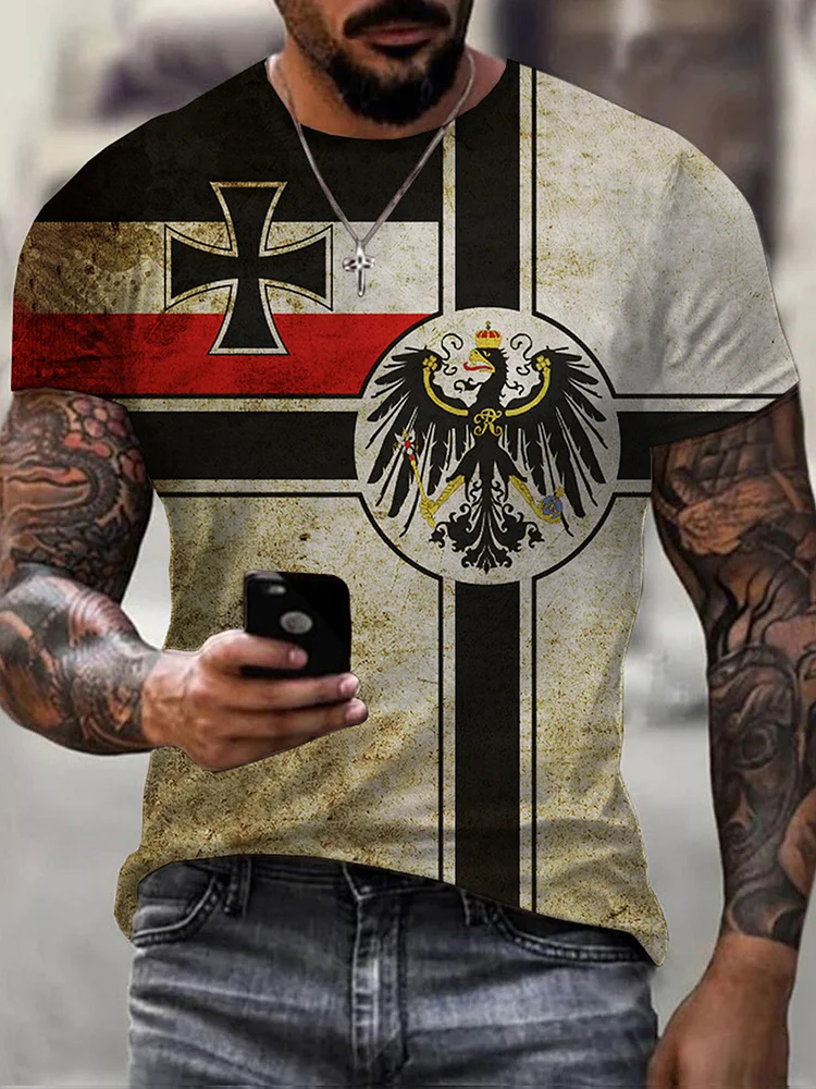 Herren-Kapuzen pullover mit Eisernen Kreuz druck