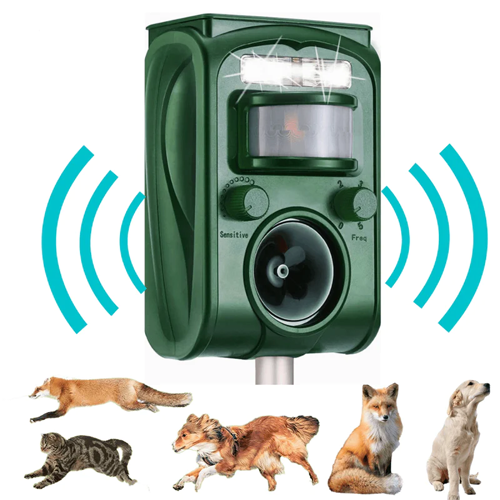Ultrasonic Waterproof Animal Repellent With Motion Detector