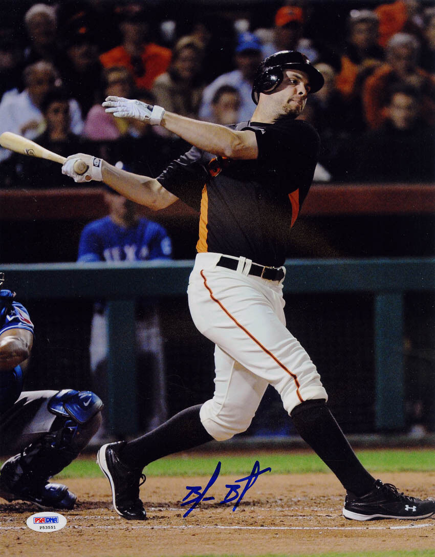 Brandon Belt SIGNED 11x14 Photo Poster painting San Francisco Giants PSA/DNA AUTOGRAPHED