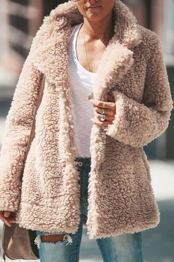 Fashion Lapel Coat For Winter