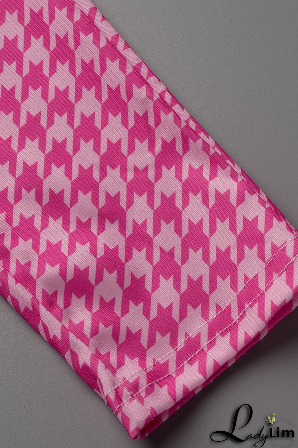 Black Sexy Print Bandage Split Joint V Neck Half Sleeve Two Pieces