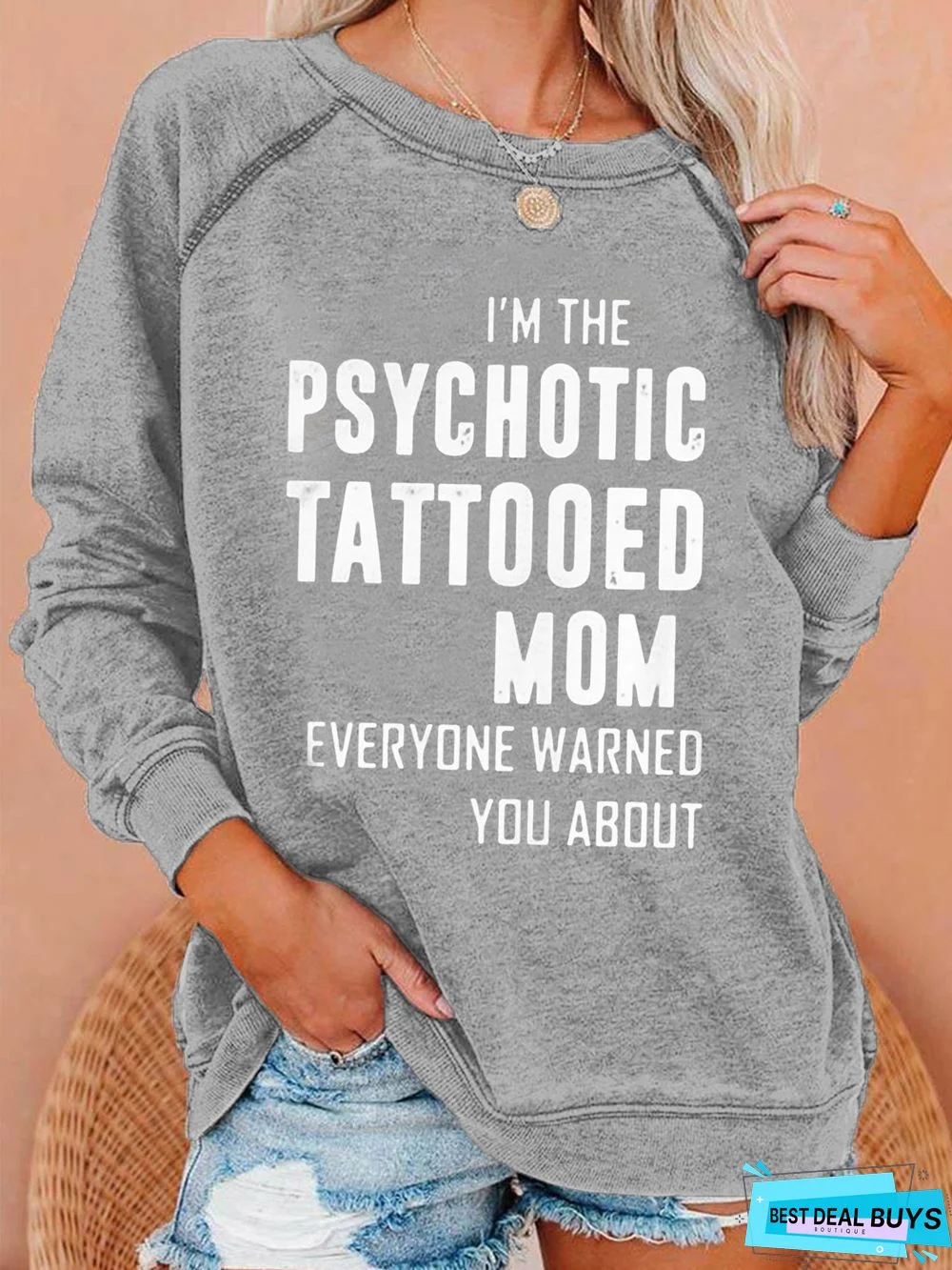 Black MOM Sweatshirt