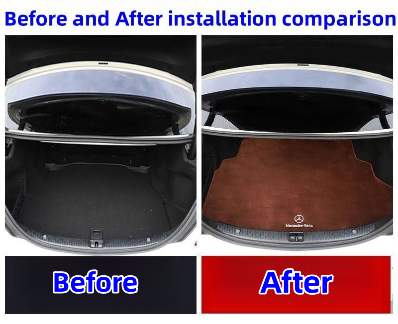 High-end trunk mat for customized cars