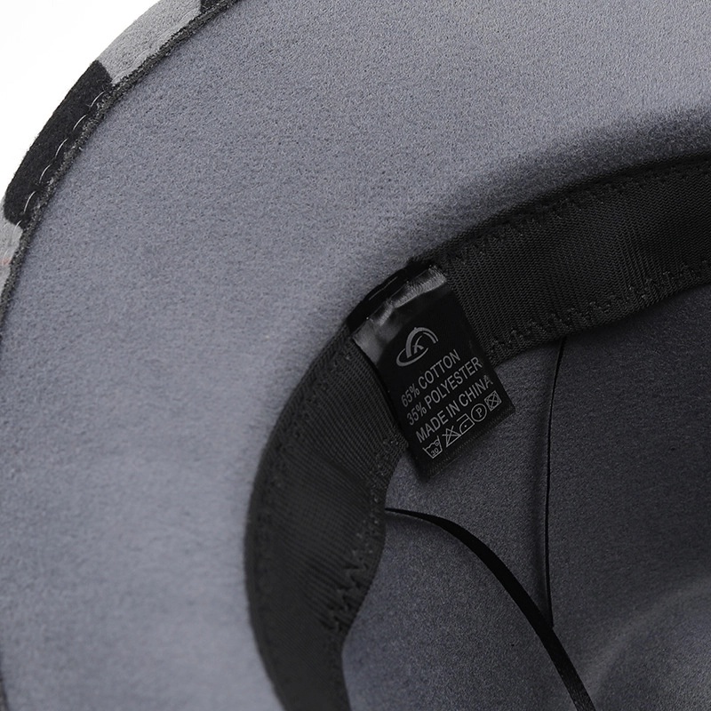 Fashion Thickened Fabric Double-sided Contrast Color Hat Rolled Brim Cowboy Felt Hat