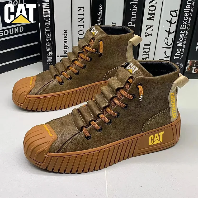 CAT®Men's Casual Shoes Lightweight leather ankle boots