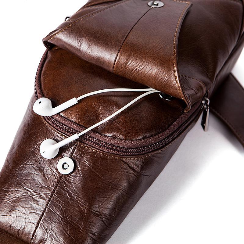 Personality Leather Outdoor Sports Casual Crossbody Bags