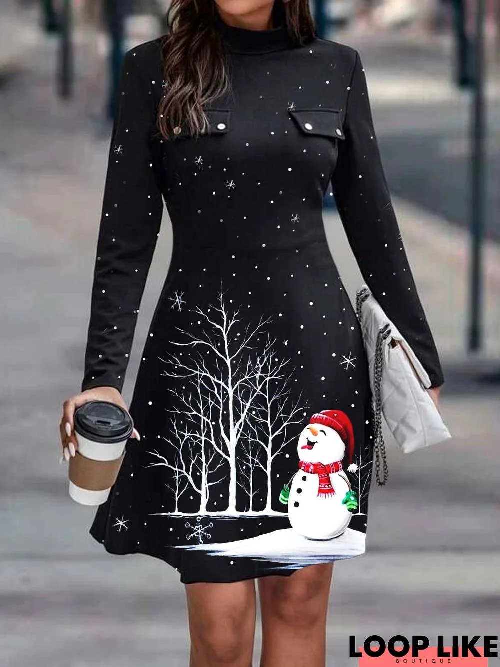 Casual Christmas Dress Xmas Dress