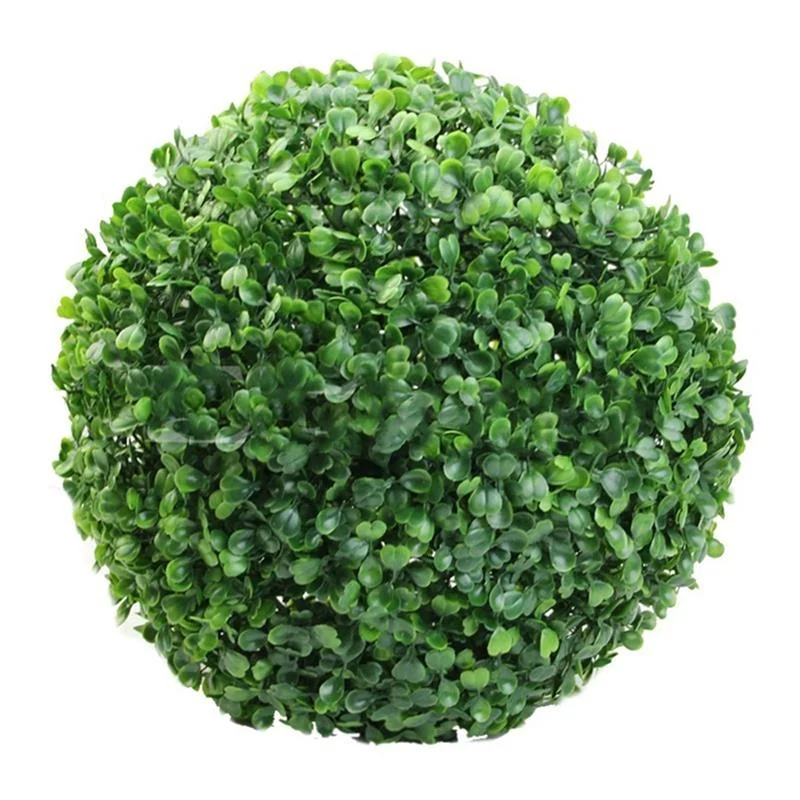 Artificial Plant Ball Topiary Tree Boxwood Home Outdoor Wedding Party Decoration Artificial Boxwood Balls Garden Green Plant