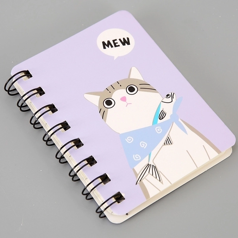 1 Piece Cartoon School Paper Preppy Style Loose Spiral Notebook