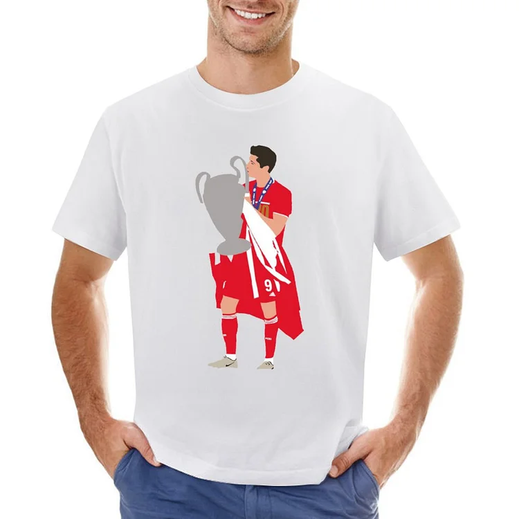 Robert Lewandowski And Trophies Inspired T-shirt