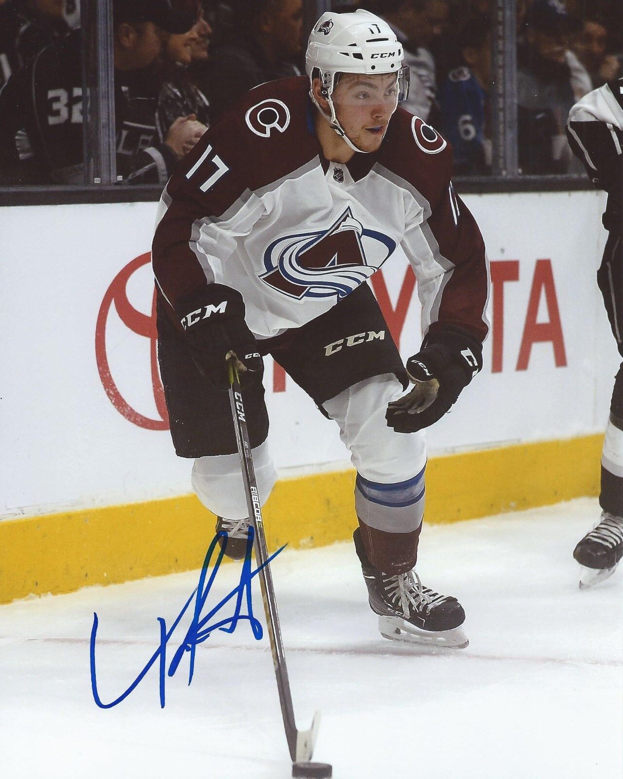 Tyson Jost Signed 8x10 Photo Poster painting Colorado Avalanche Autographed COA D