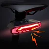 Bicycle Turn Warning Tail Light Vibration Sensor Anti-Theft Alarm Bell Light