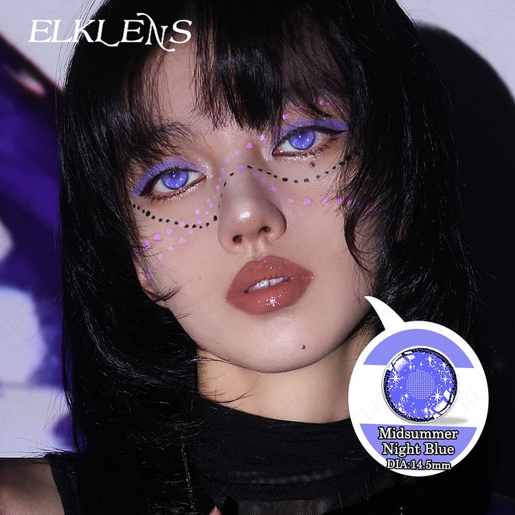 Halloween Night-Blue Cosplay Contact Lenses